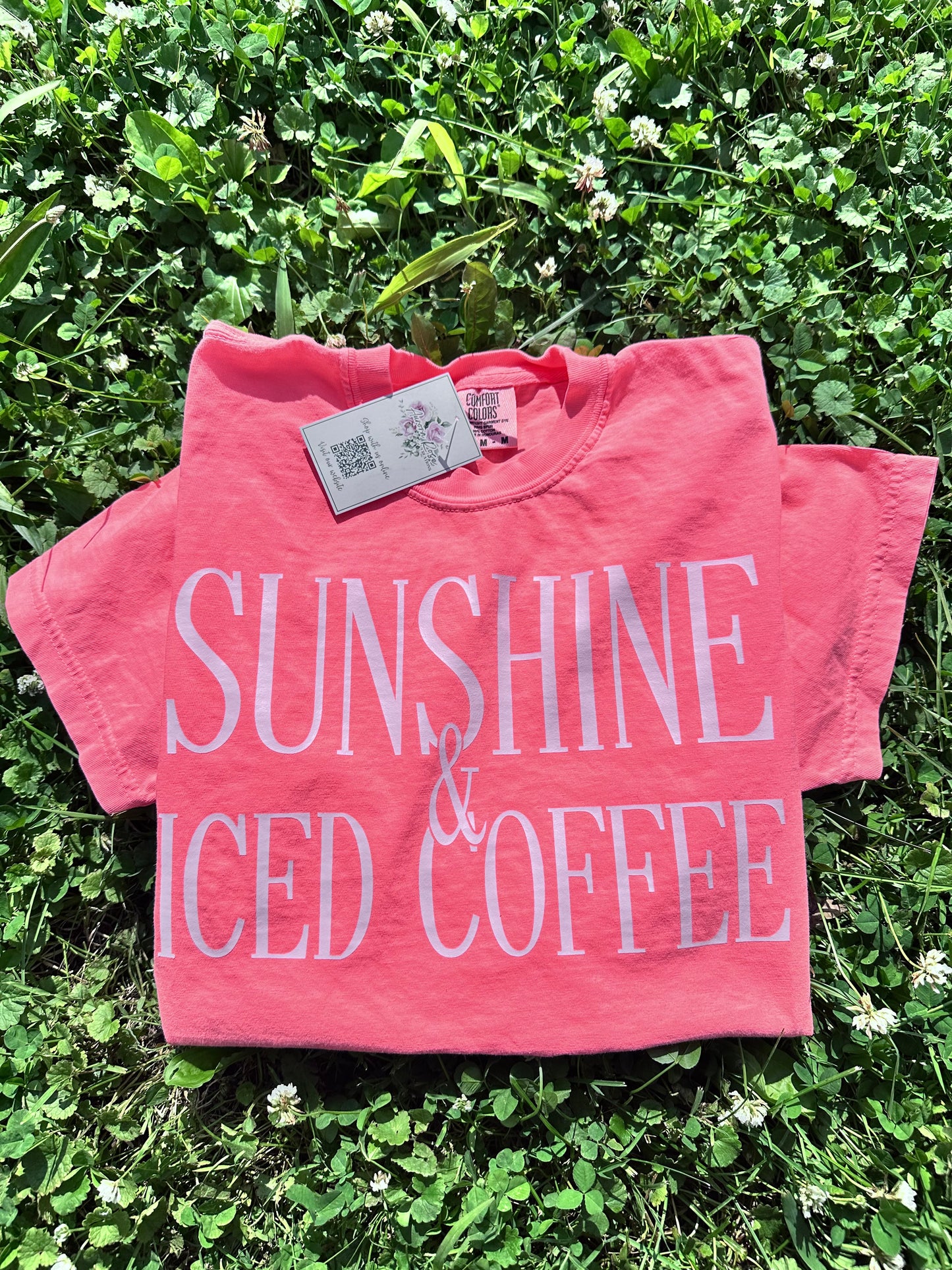 Sunshine & Iced Coffee Neon Tees