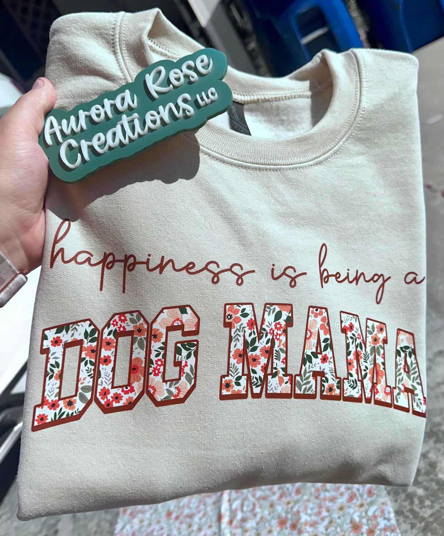 Happiness is Being a Dog Mama Sweatshirt