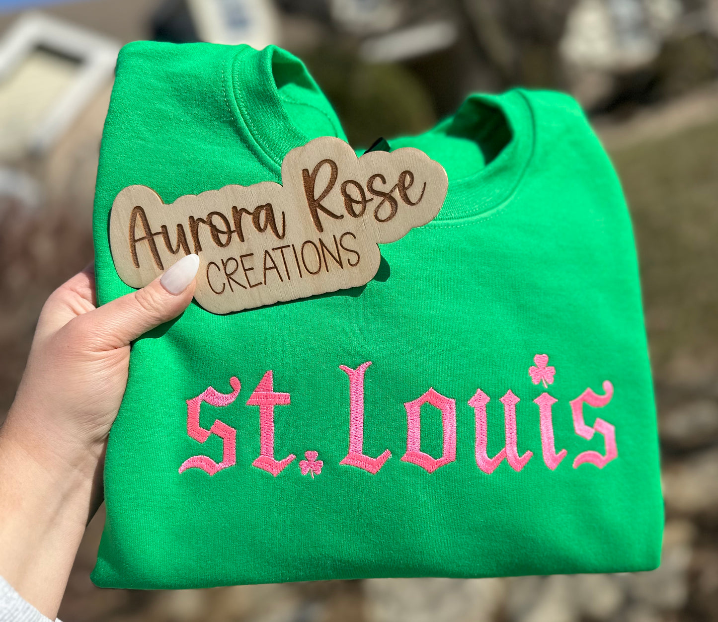Saint Patty’s STL Embroidered Sweatshirt