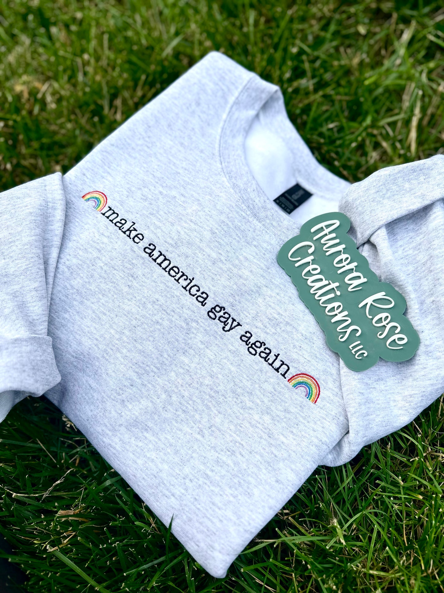 Make America Gay Again Embroidered Apparel