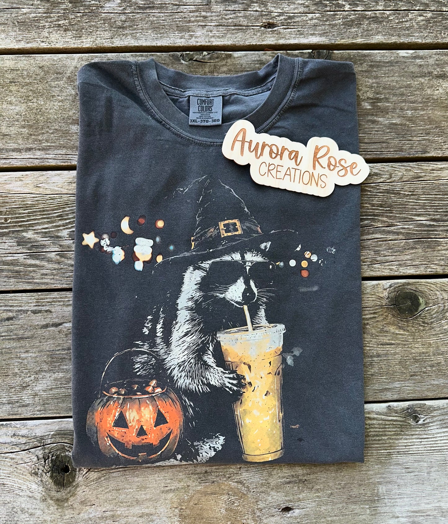Spooky Vibes Raccoon