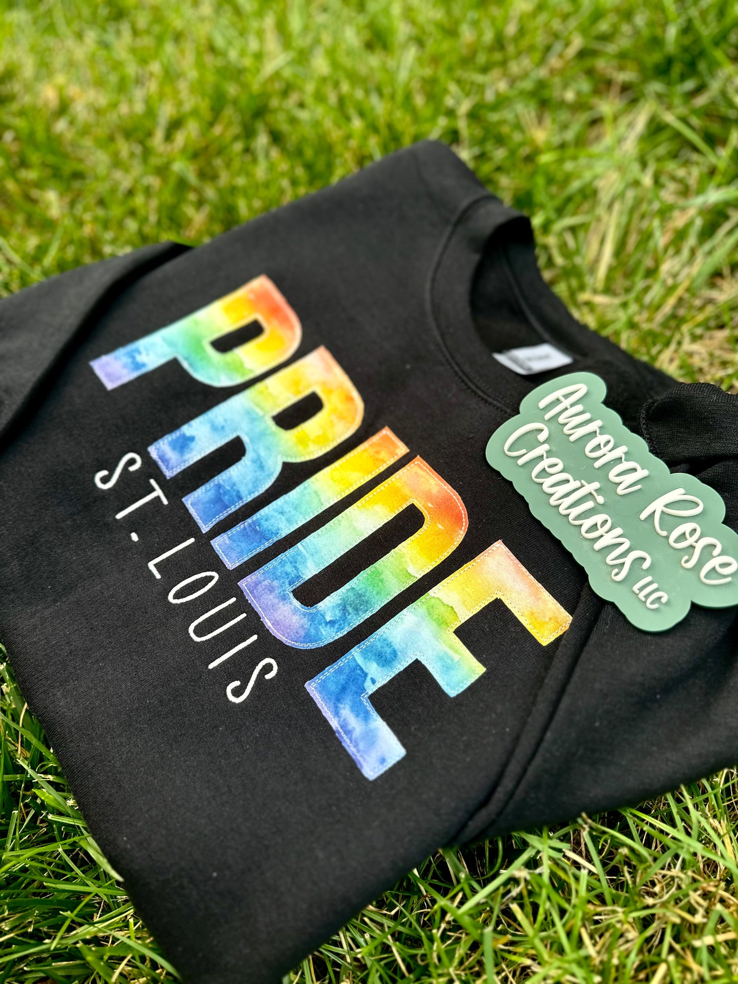 Rainbow PRIDE St. Louis Embroidered Applique Apparel