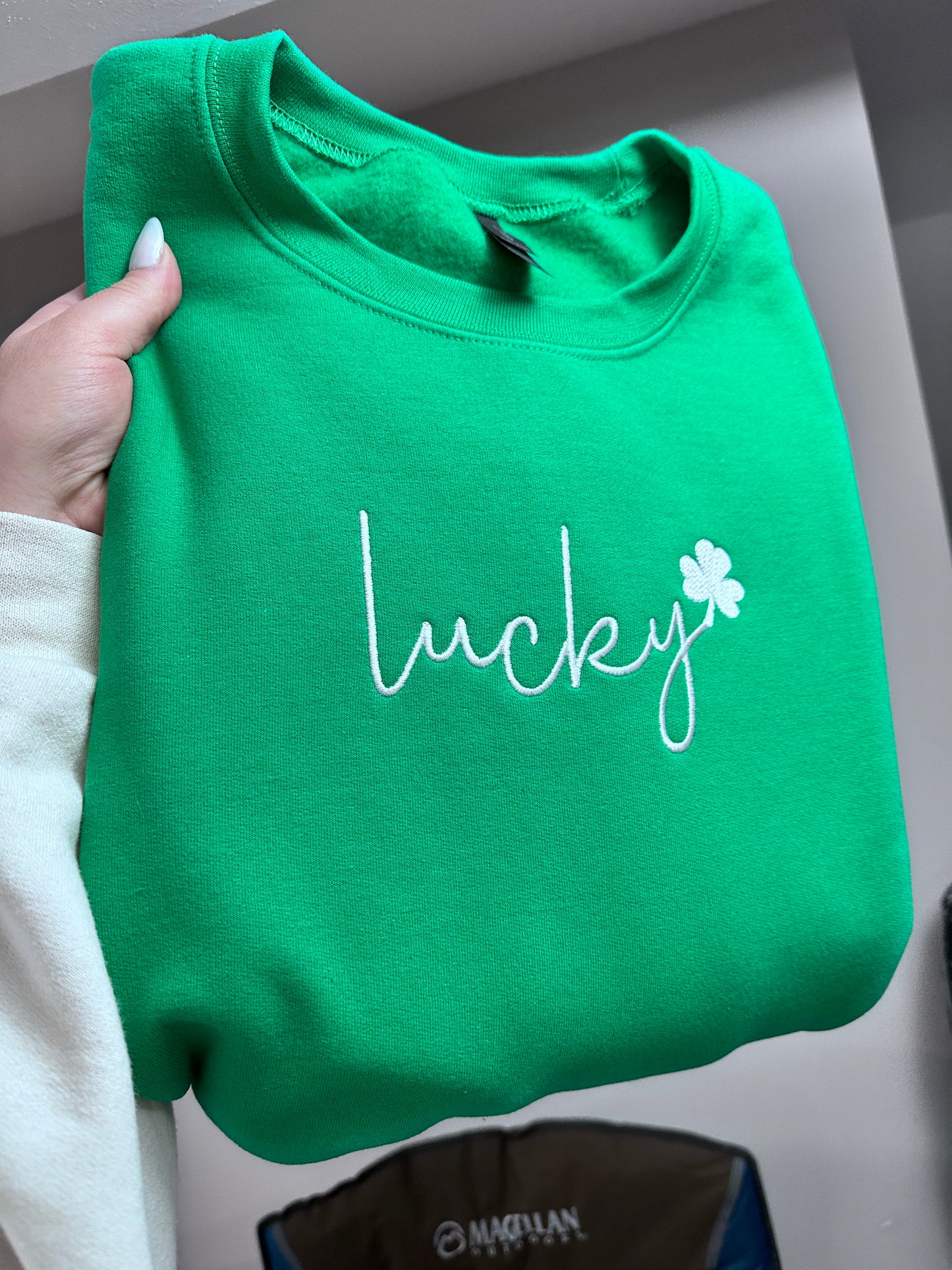 Lucky Embroidered Sweatshirt