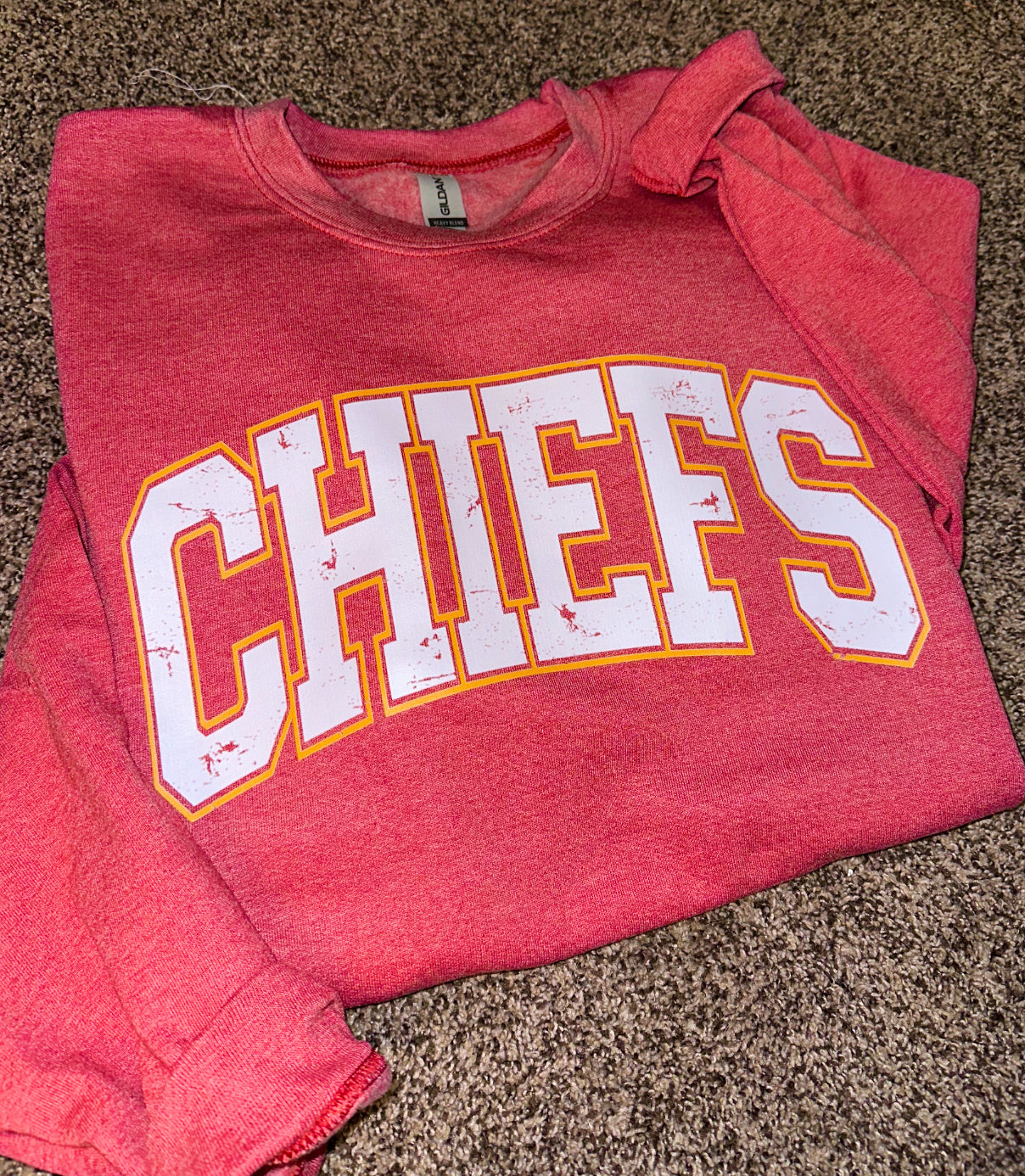 C H I E F S Heather Red DTF