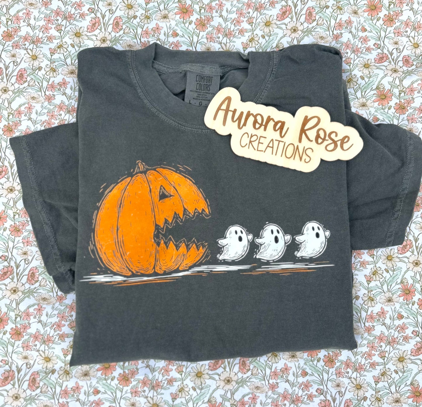 Pac Man Pumpkin DTF Apparel