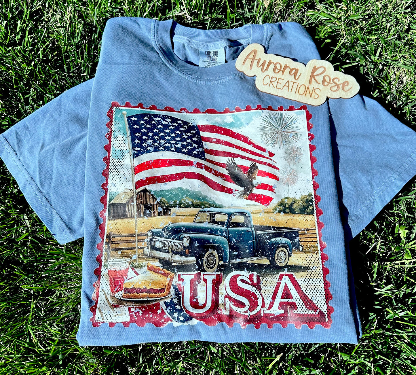 USA Stamp DTF Tee