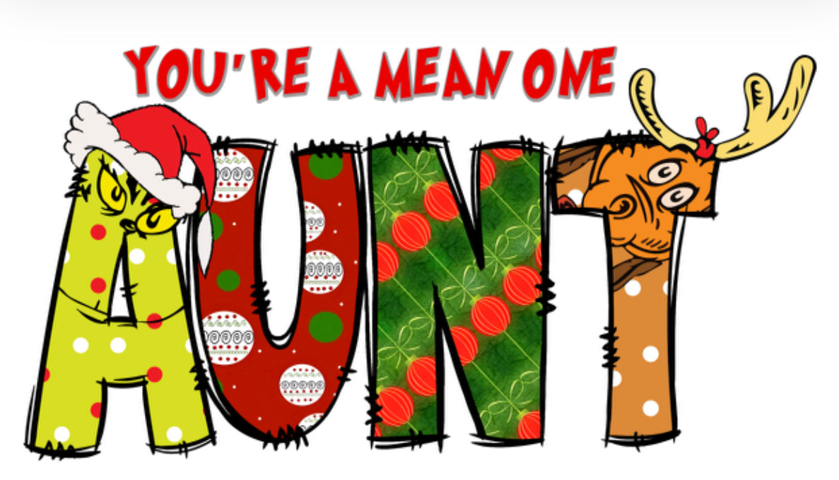 Personalized Grinchy w/ Ornament Names (see description)