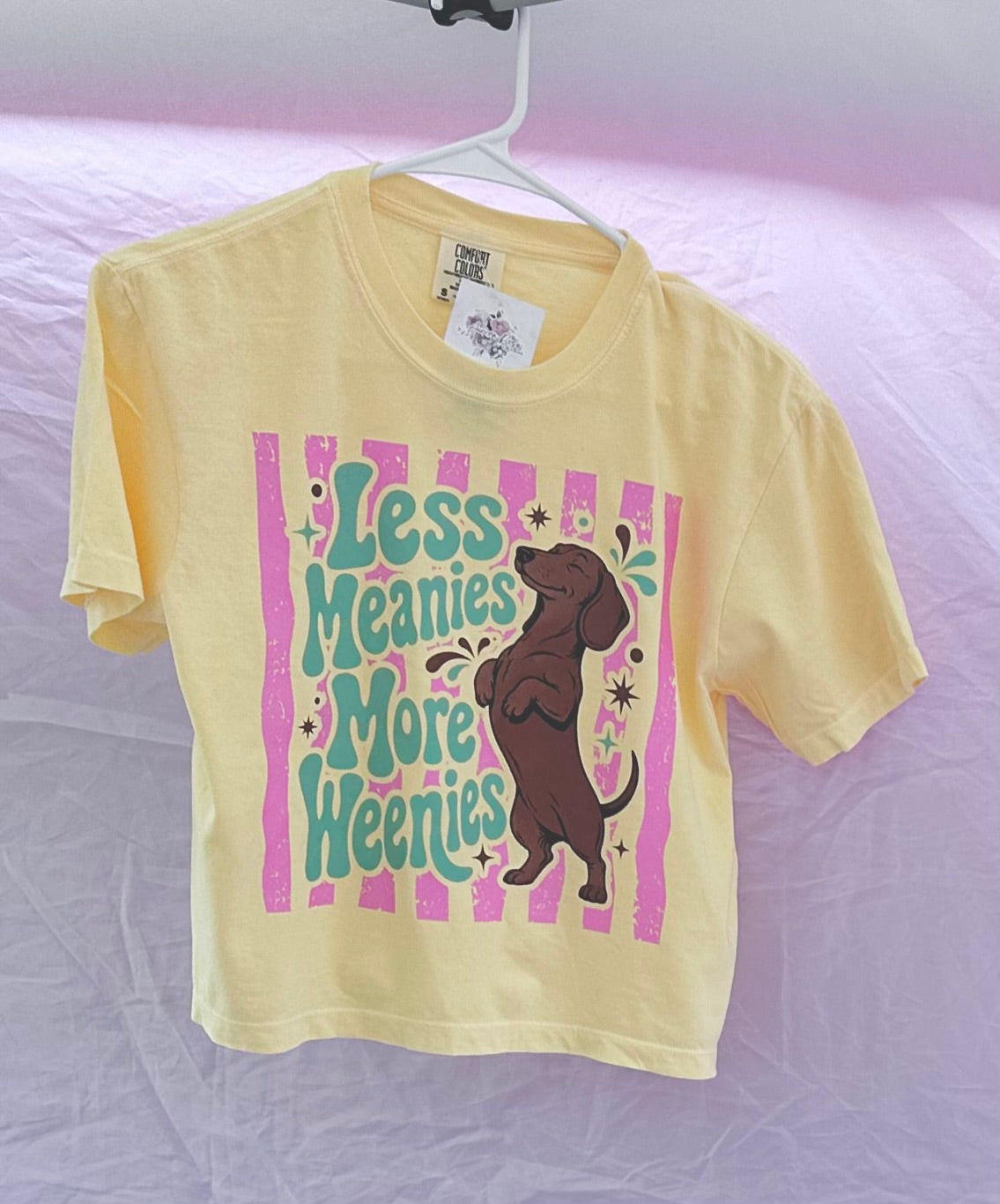 Less Meanies More Weenies Tee