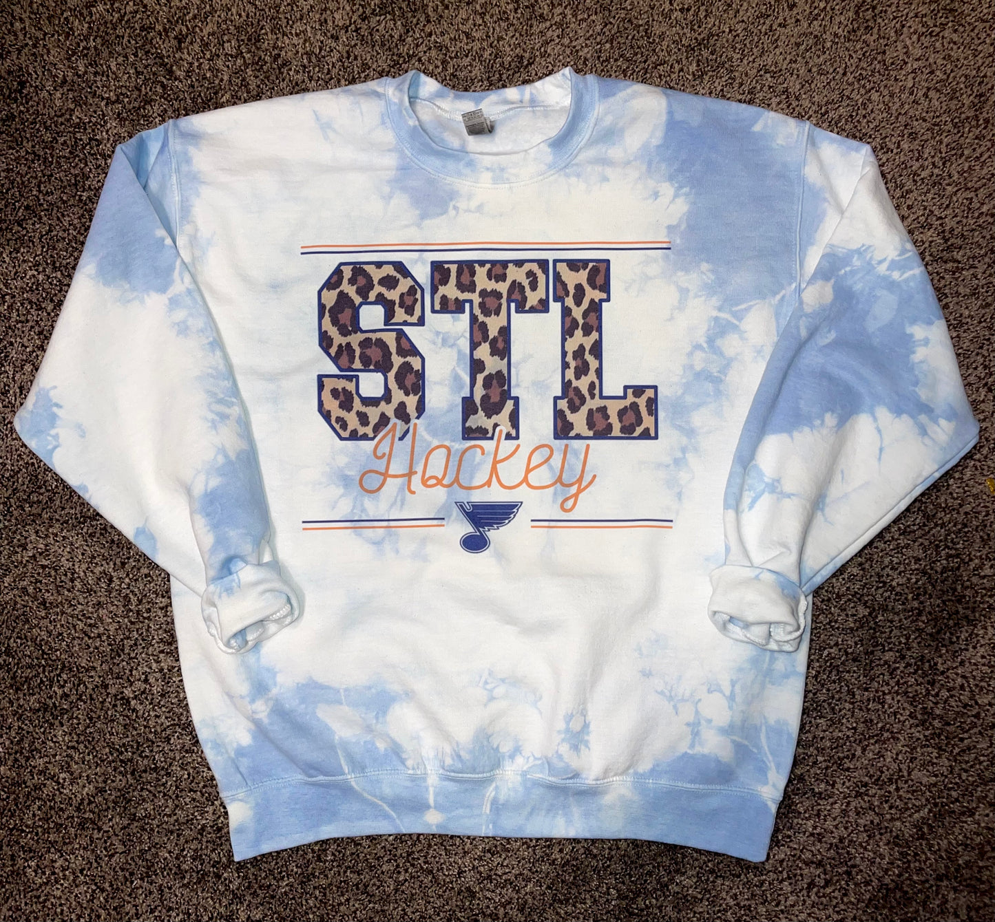 Tie Dye Leopard LGB