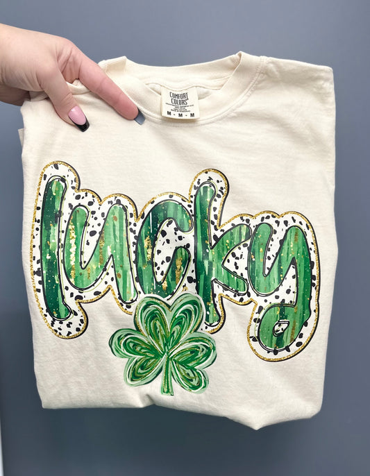Lucky Watercolor DTF Apparel