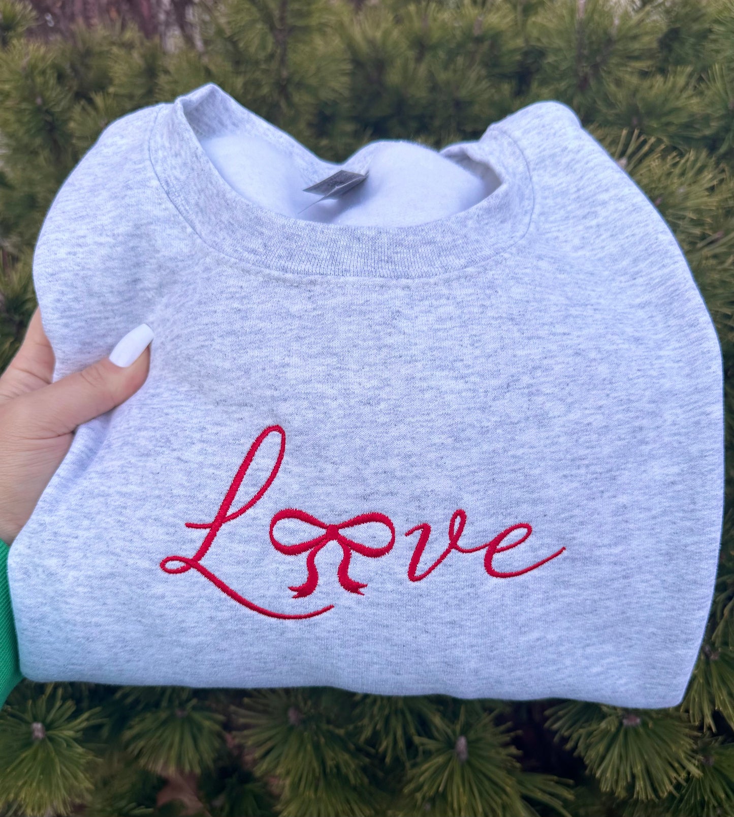 Love Coquette Embroidered Sweatshirt