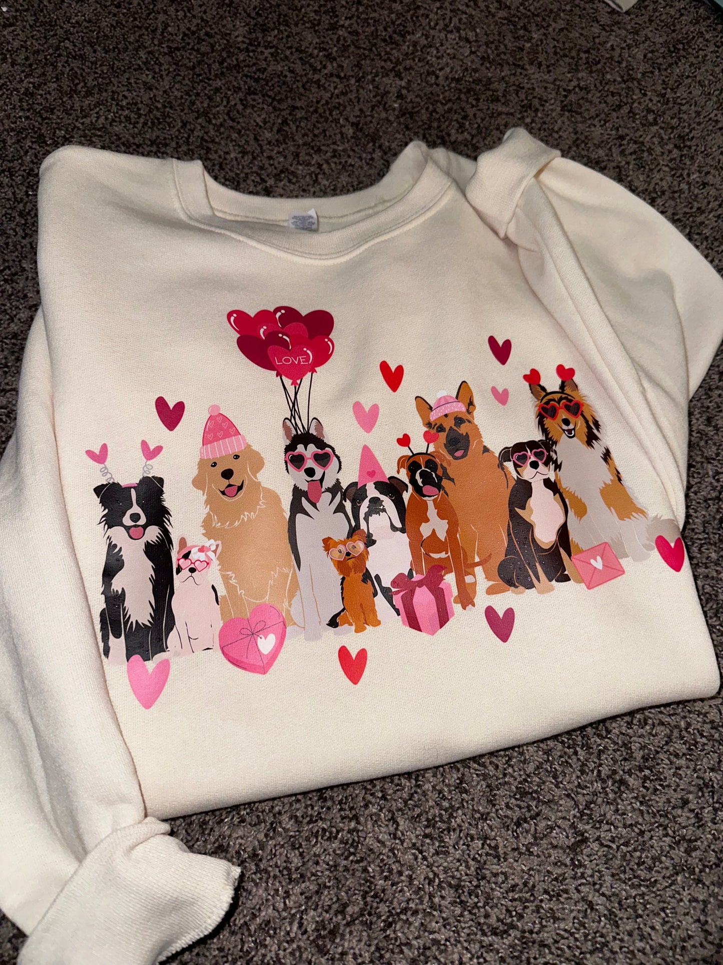 Valentine’s Pups DTF