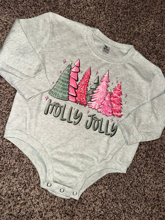 Holly Jolly Bubble Romper