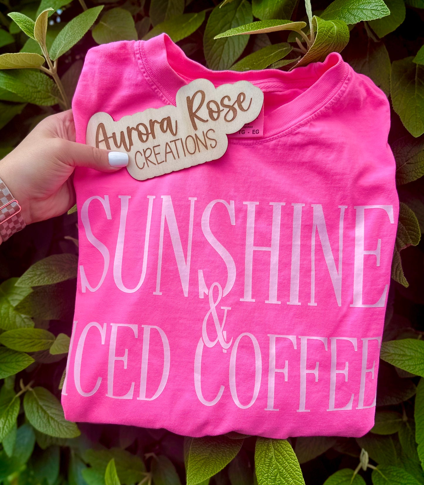 Sunshine & Iced Coffee Neon Tees