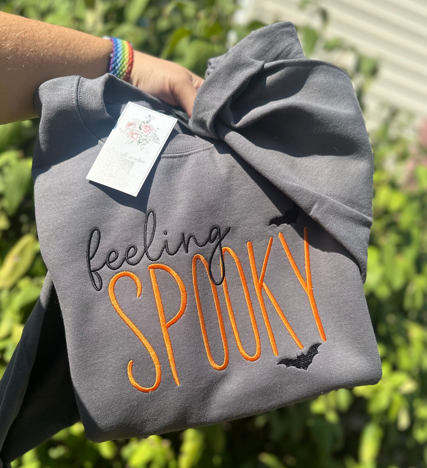 Feeling Spooky Embroidered Sweatshirt