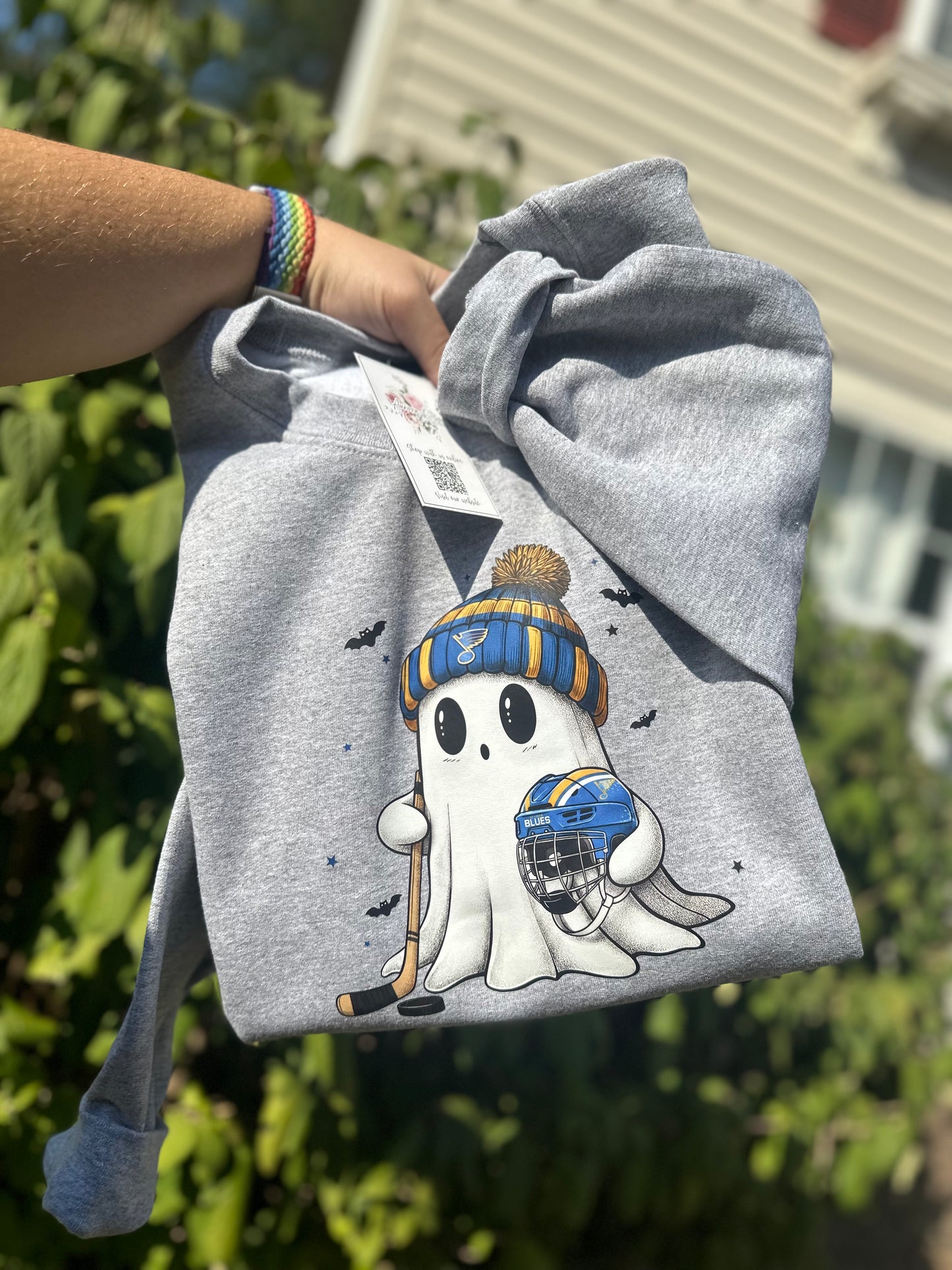 Blooos Halloween Hockey Sweatshirt