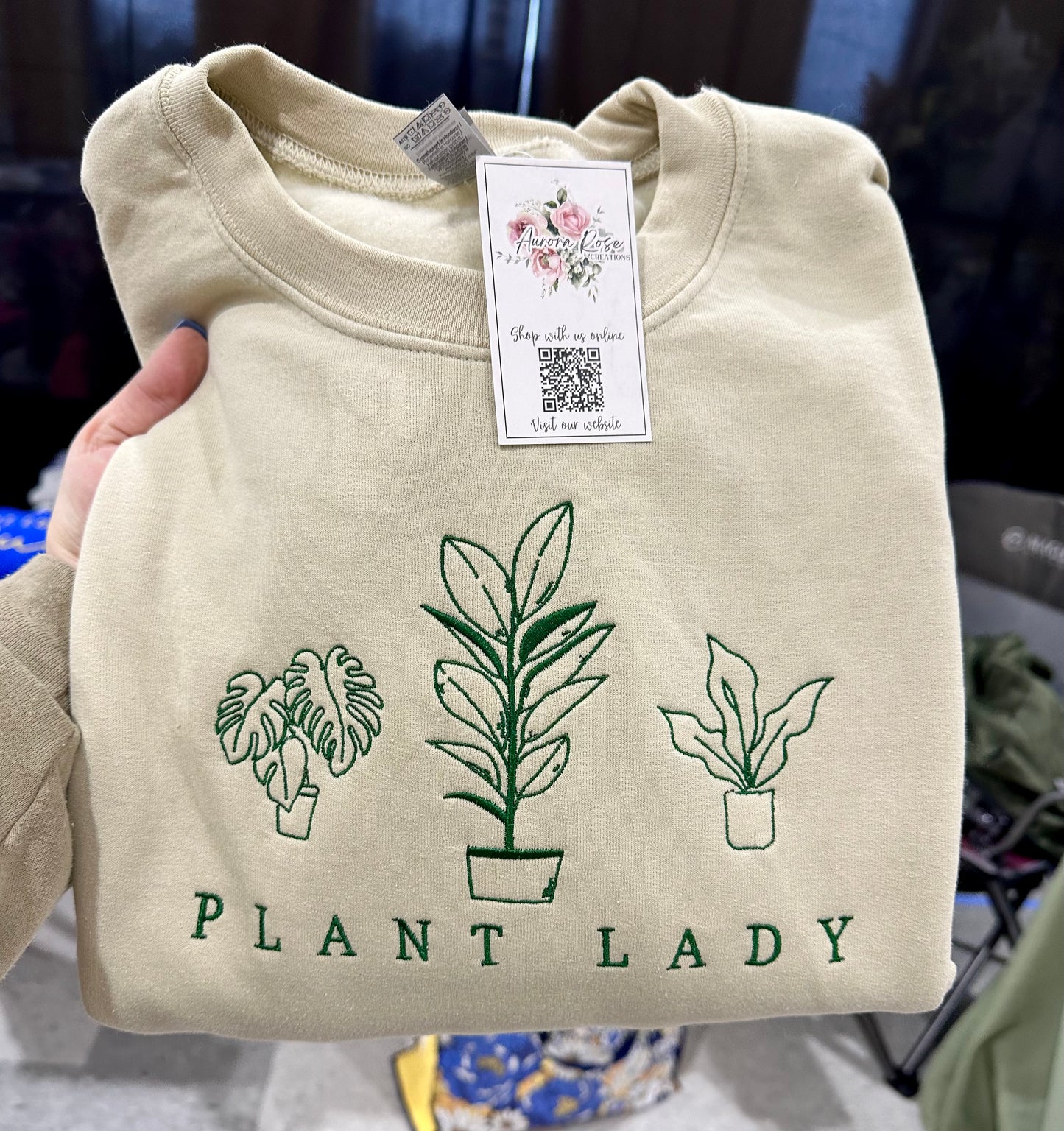 Plant Lady Embroidered Apparel