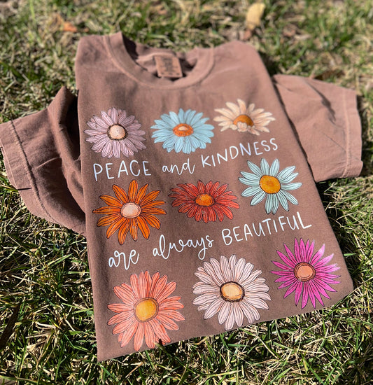 Peace & Kindness DTF Tee