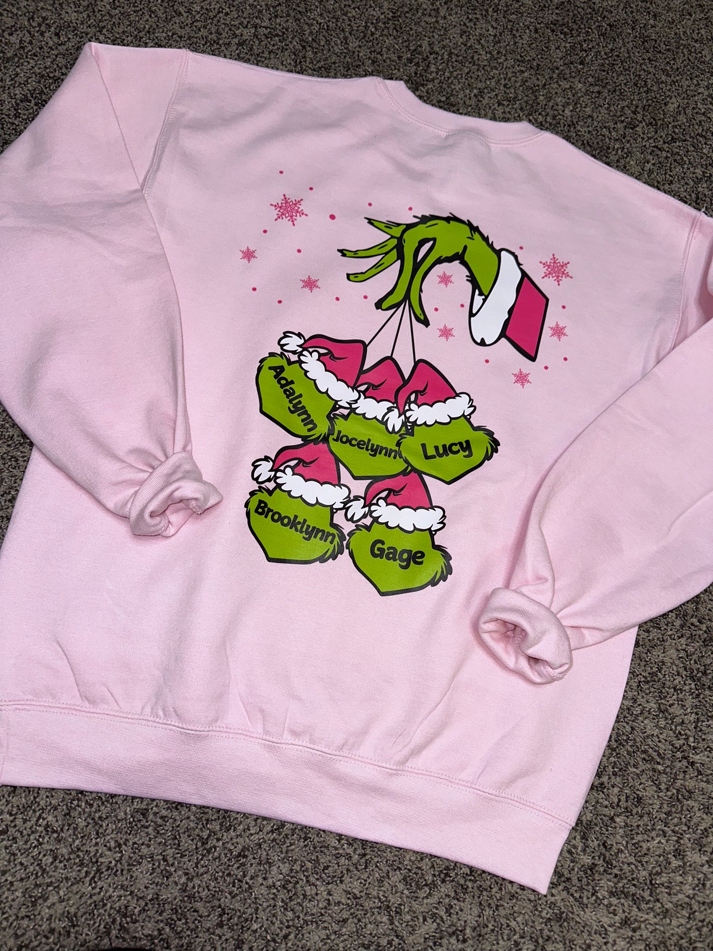 Grinchy Mama DTF Sweatshirt - read description