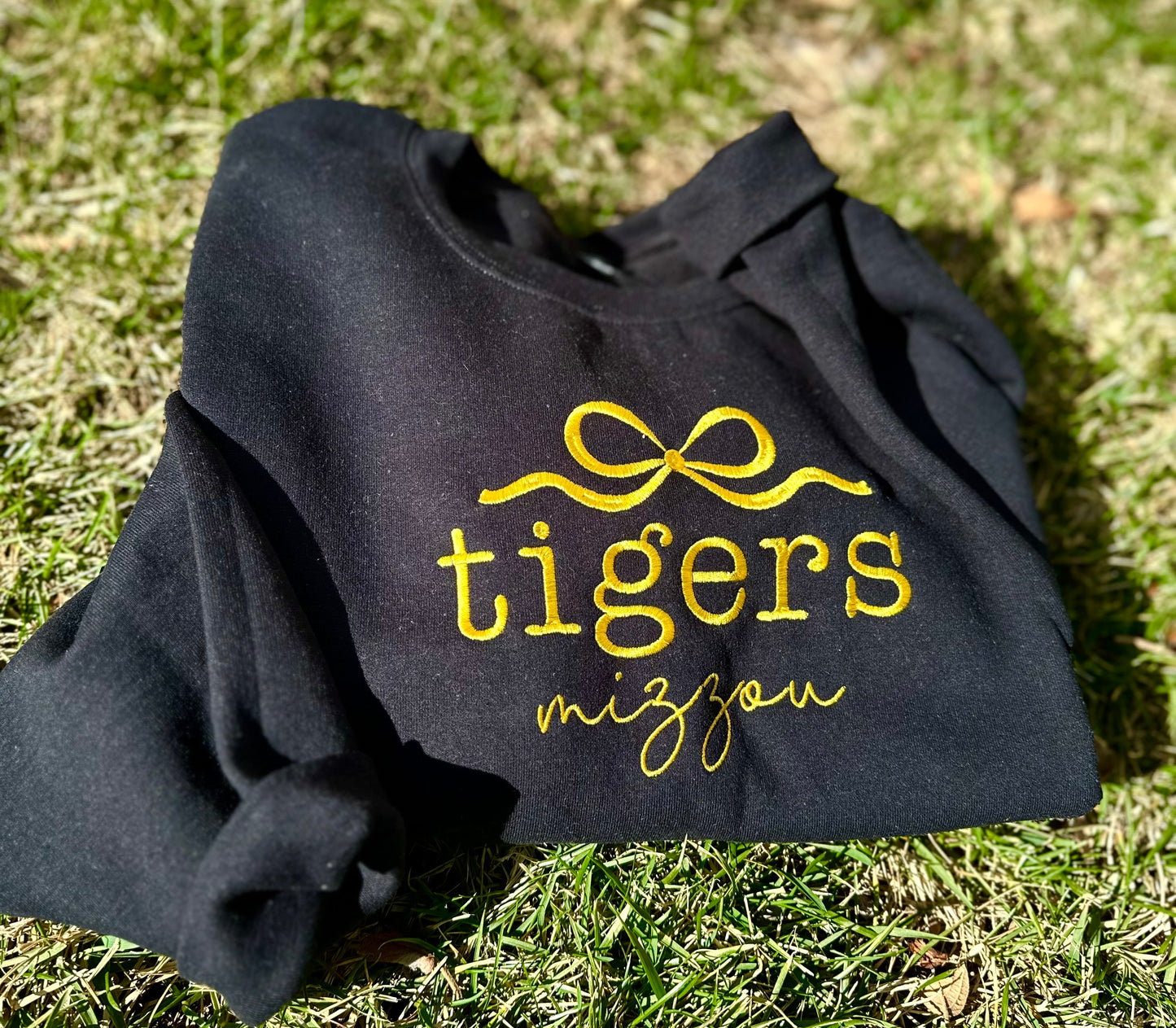 CUSTOM Embroidered Coquette Sweatshirt - read description