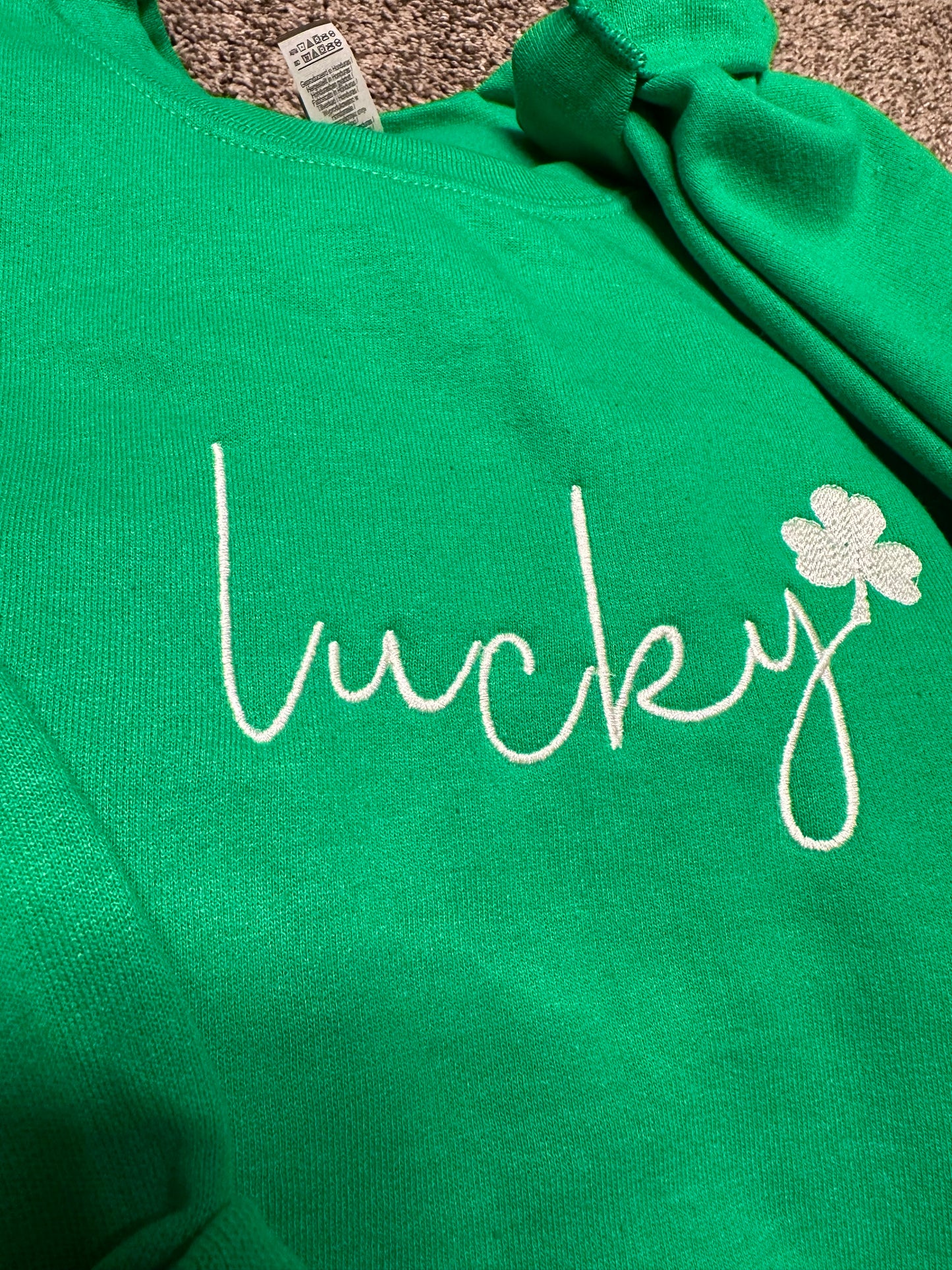 Lucky Embroidered Sweatshirt