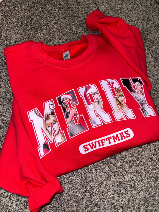 Merry Swiftmas DTF Crewneck