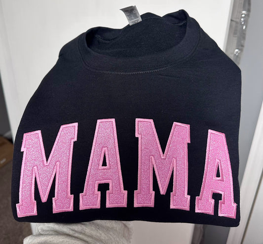 Embroidered Glitter CUSTOM Sweatshirt - read description