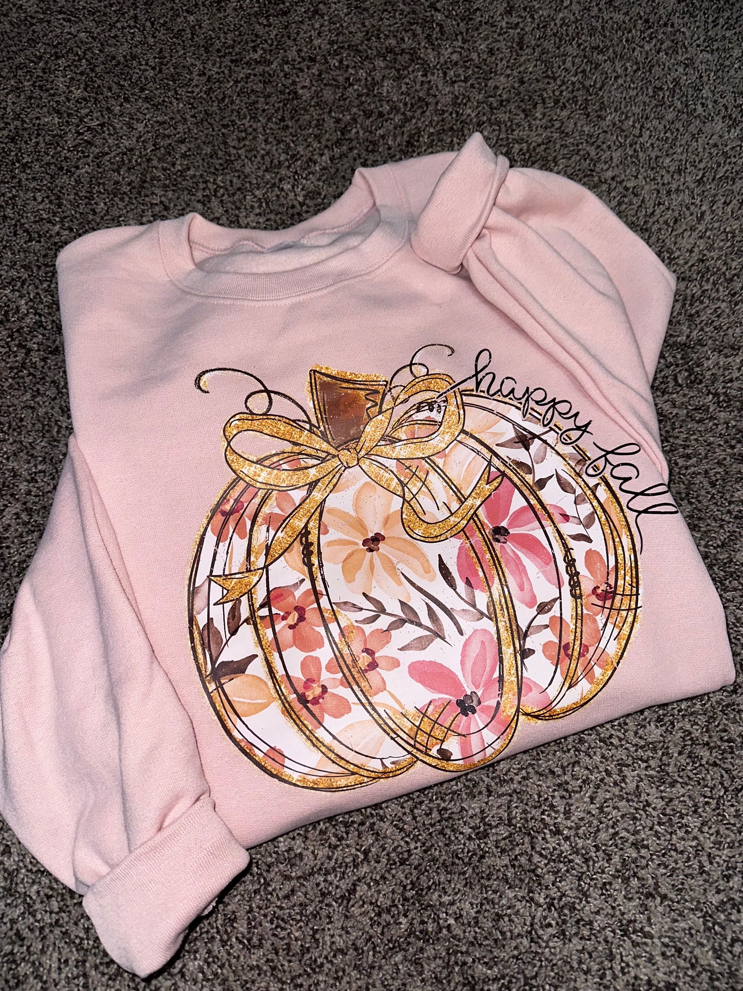 Happy Fall DTF Sweatshirt