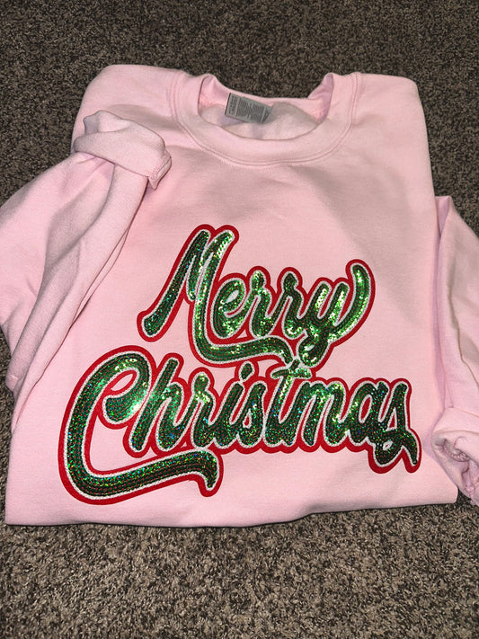 Sequin Christmas Sweatshirt