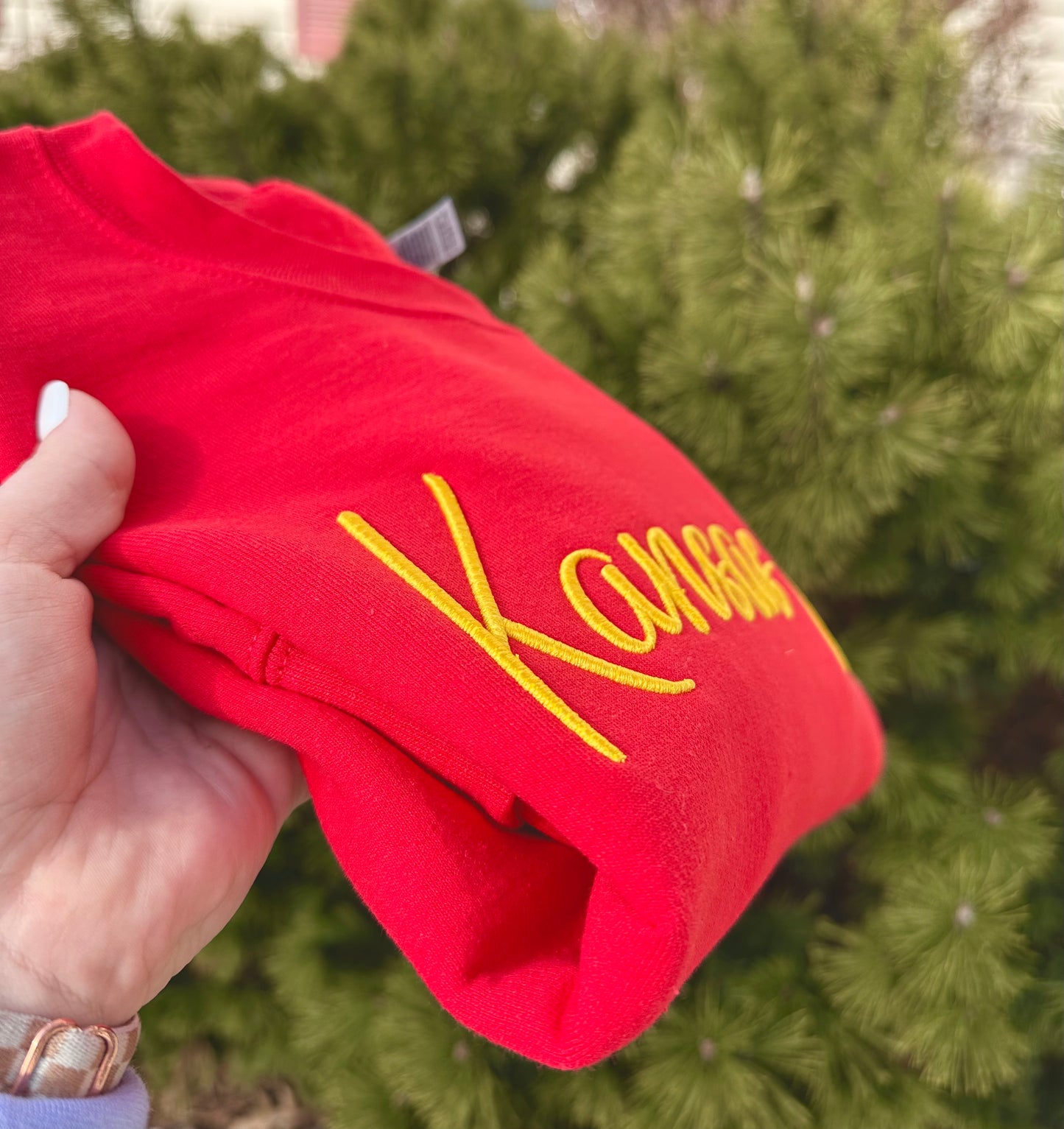 Kansas City 3D Puff Embroidered Sweatshirt