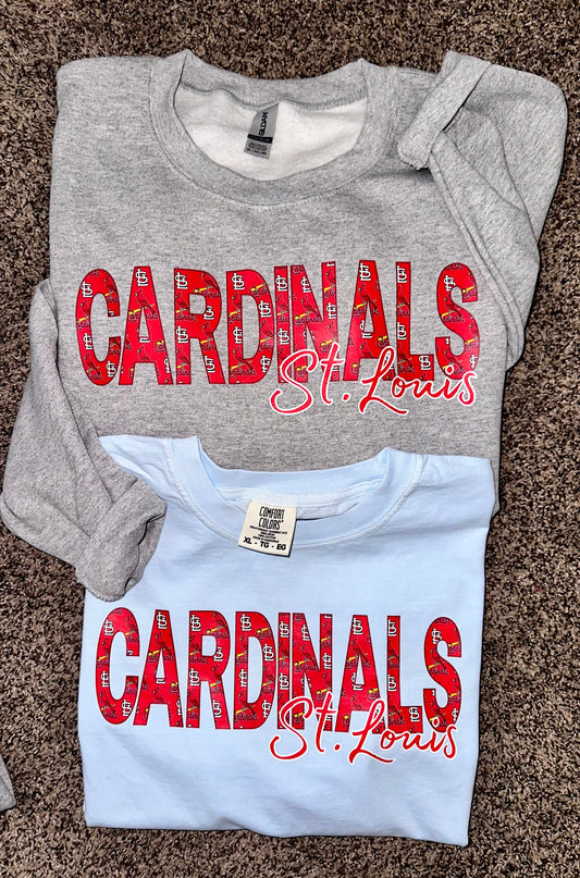Cardinals Print DTF Apparel