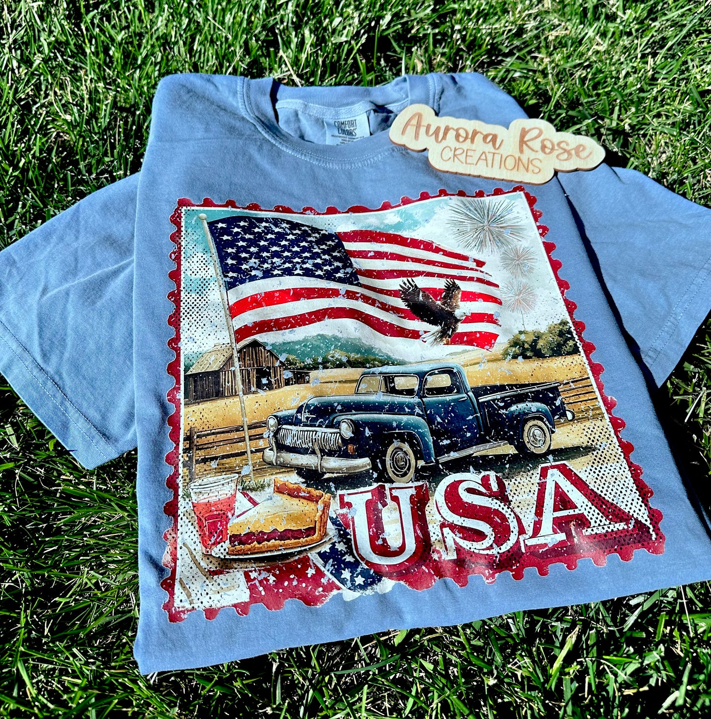 USA Stamp DTF Tee