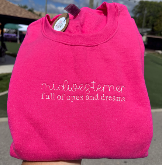 Midwesterner Embroidered Sweatshirt