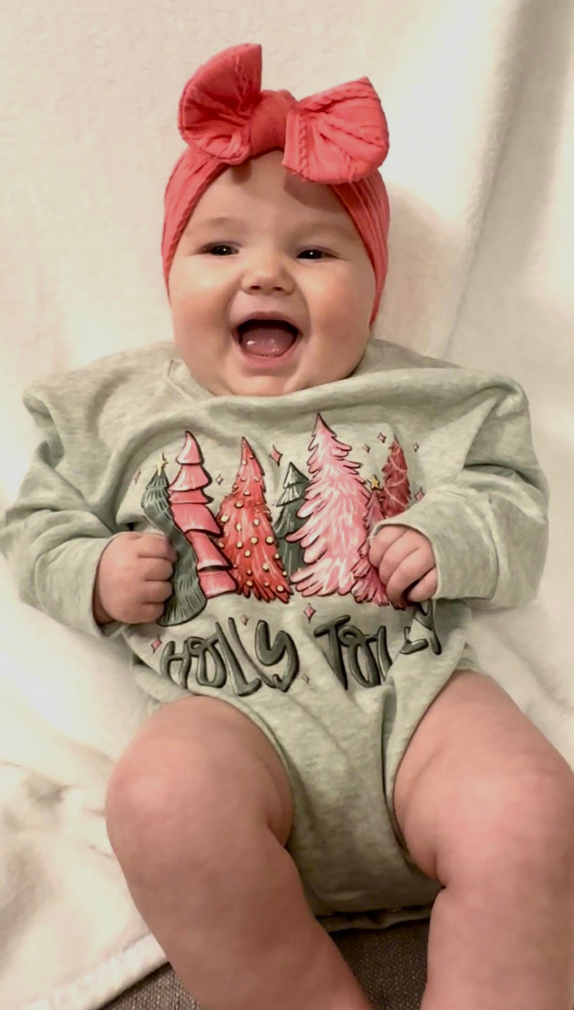 Holly Jolly Bubble Romper