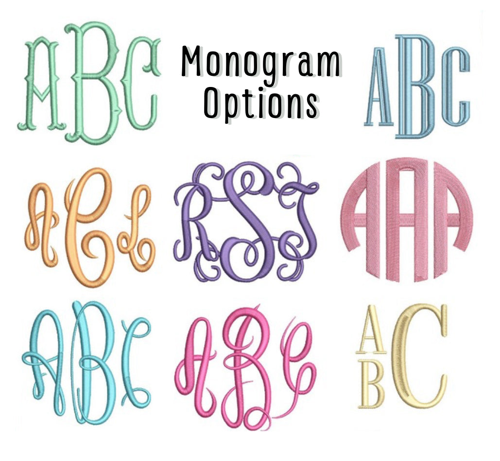 Embroidered Monogram Tank