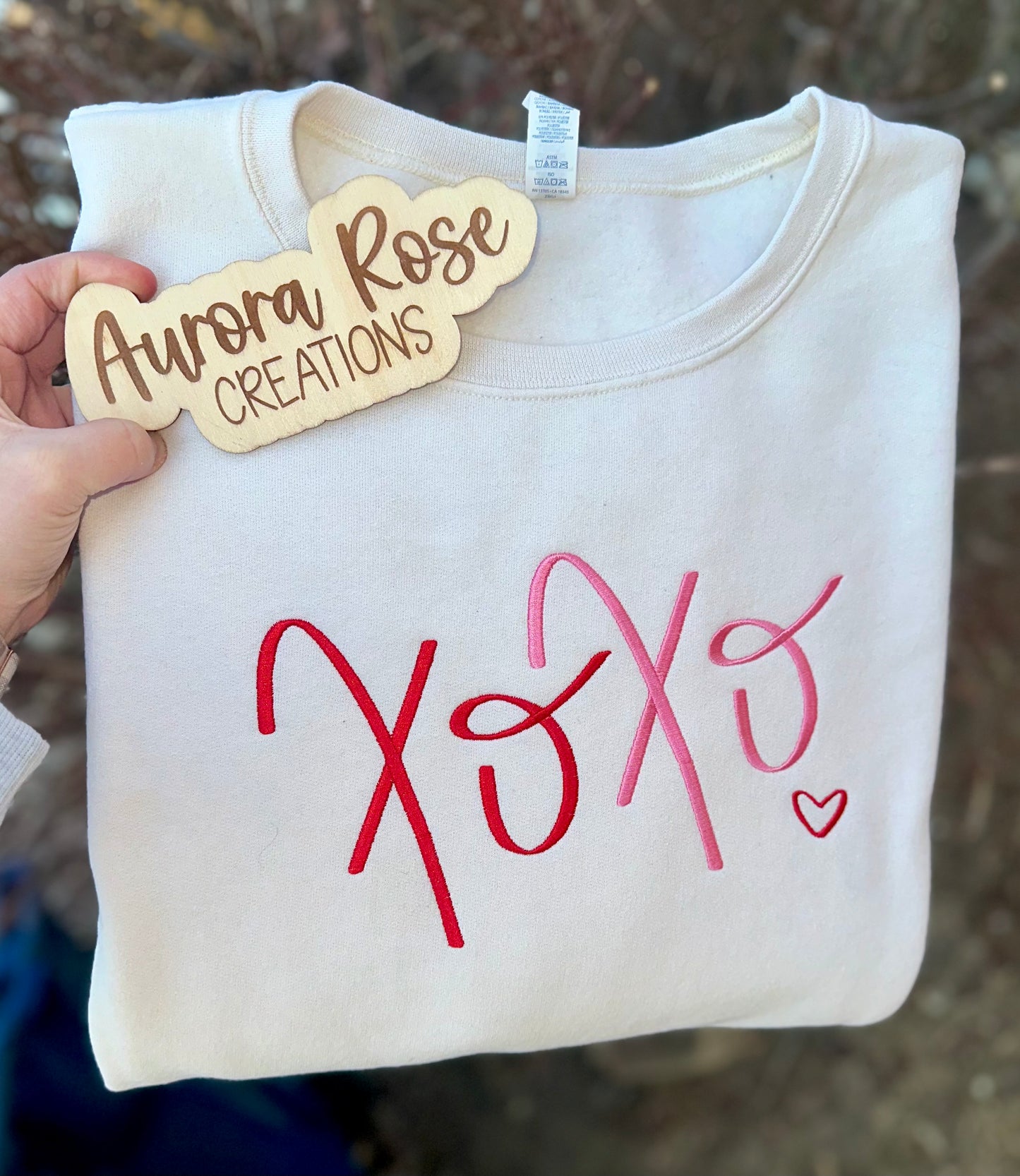 X O X O Embroidered Sweatshirt