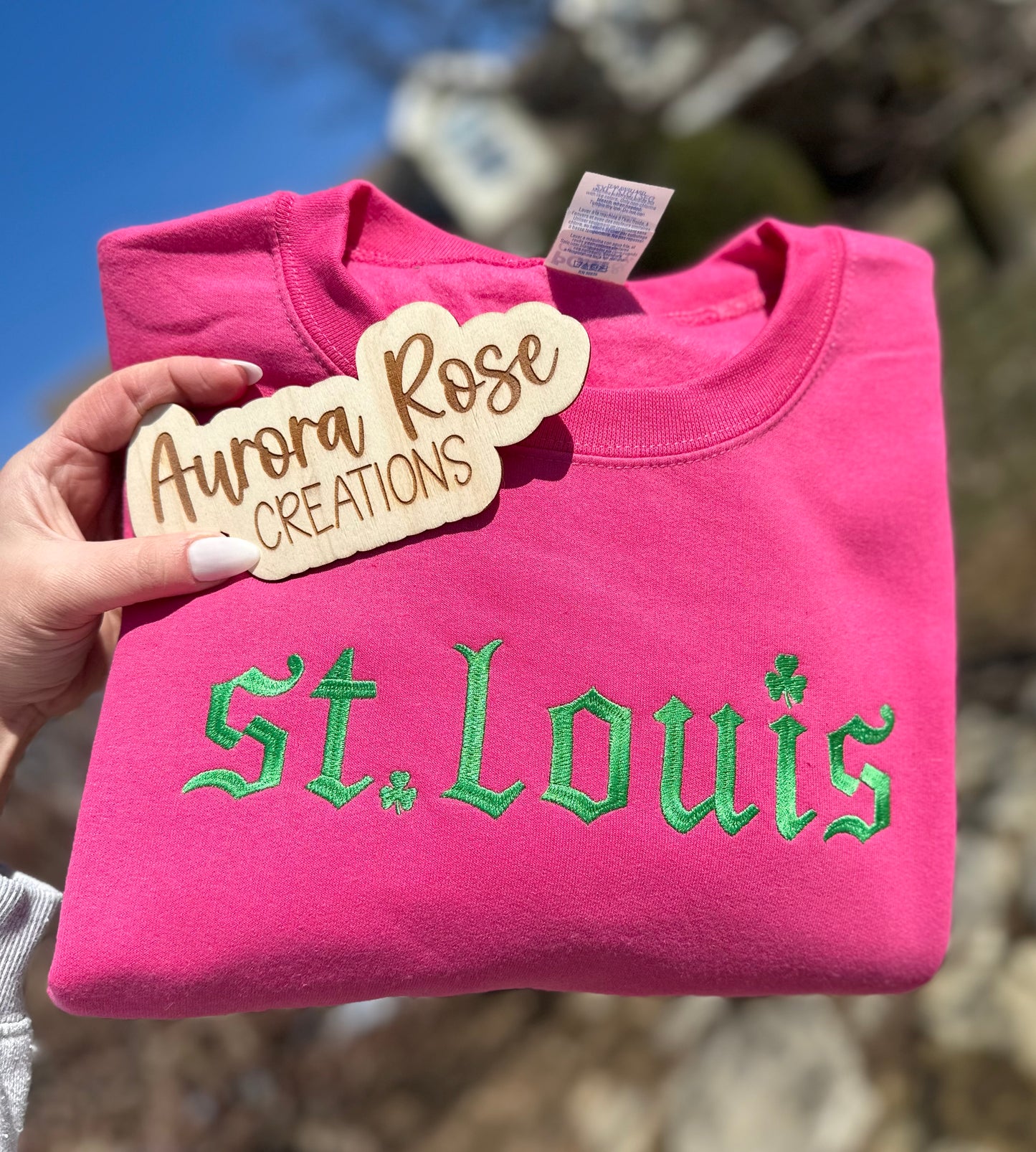 Saint Patty’s STL Embroidered Sweatshirt