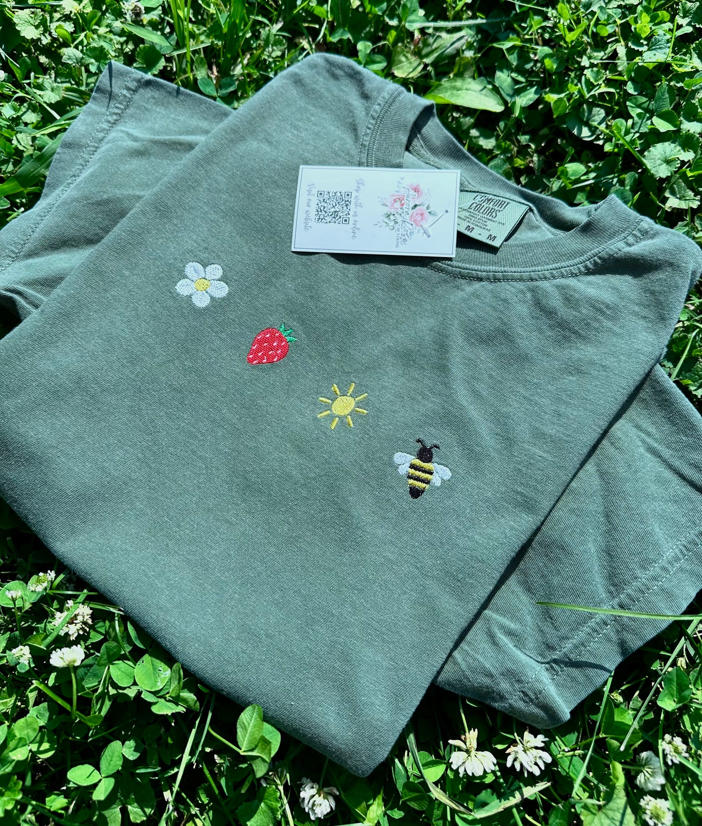 Spring Icons Embroidered Apparel
