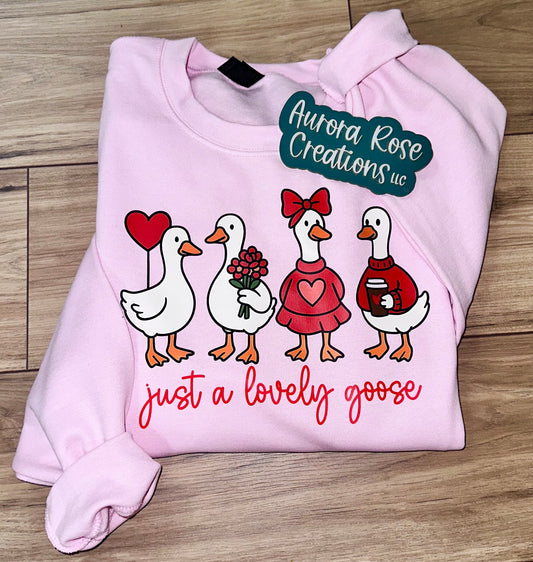 Just a Lovely Goose DTF Apparel