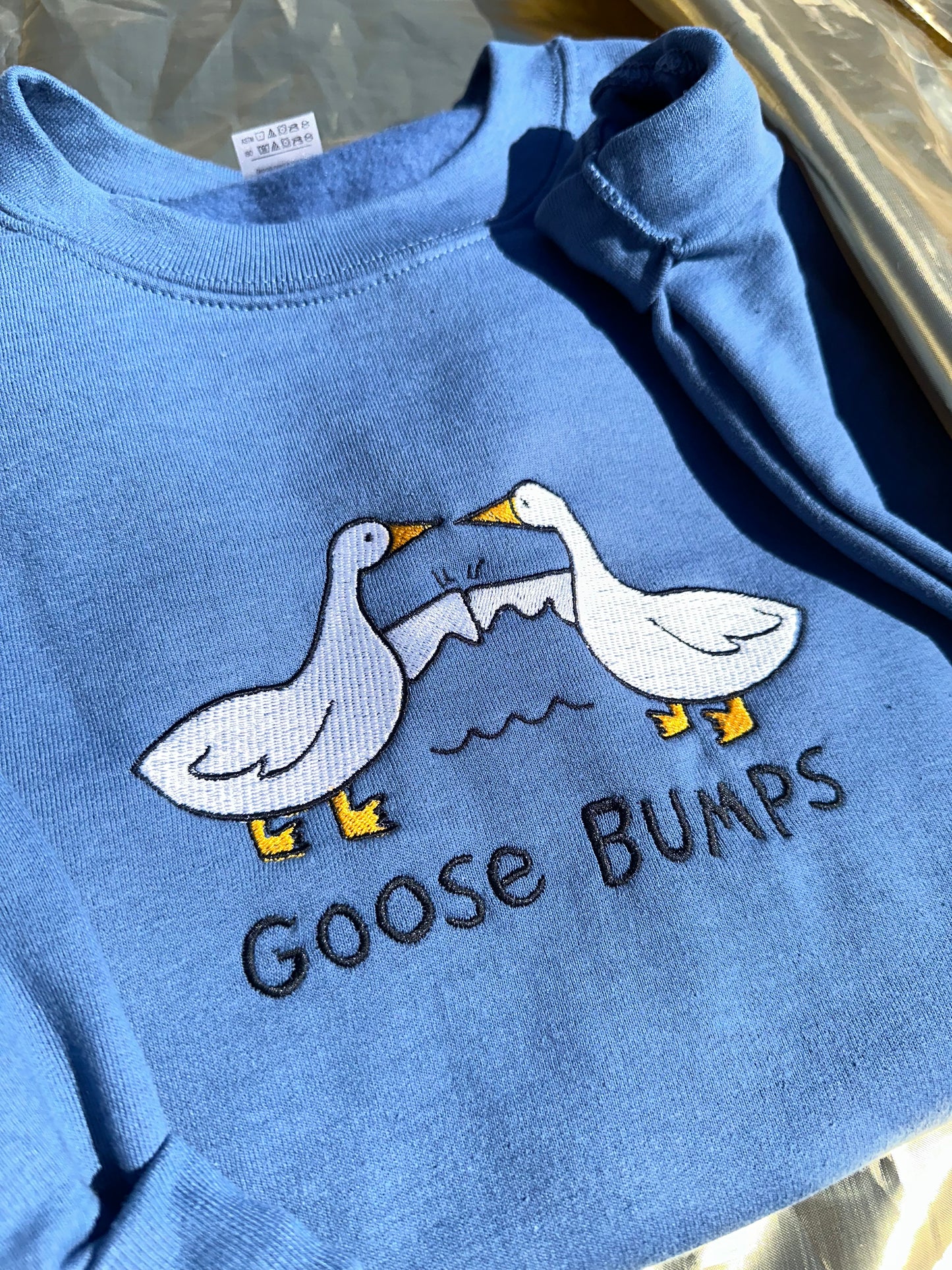 Embroidered Goose Bumps Sweatshirt