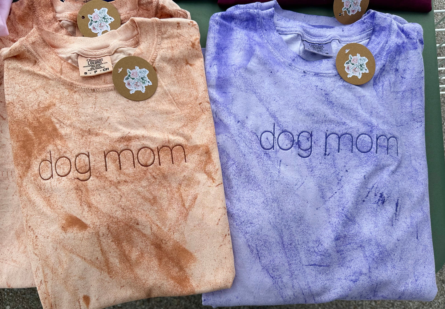 Color Blast Dog Mom Tees