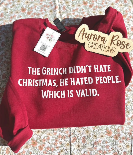 Relatable Grinch Sweatshirt