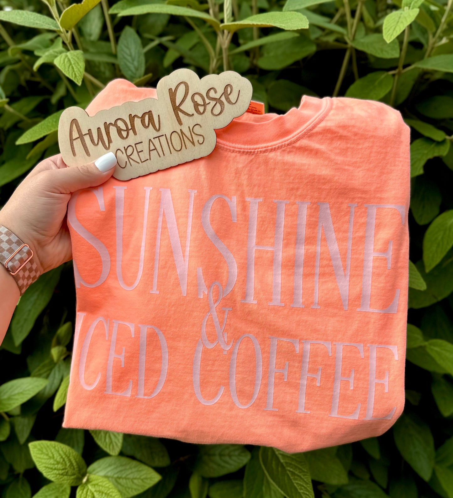 Sunshine & Iced Coffee Neon Tees