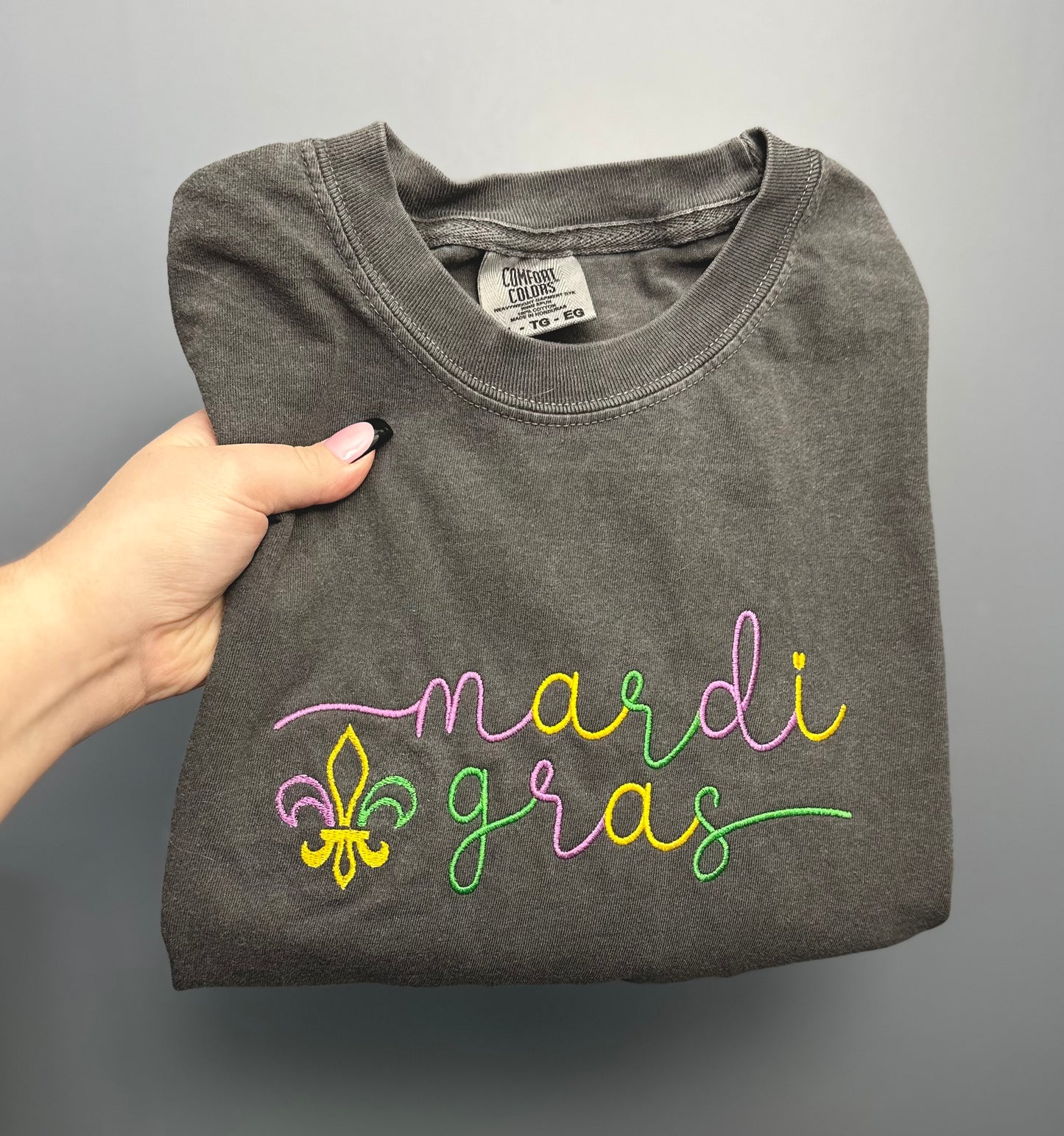 Multicolor Mardi Embroidered Apparel