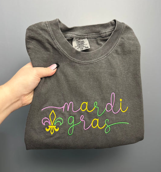 Multicolor Mardi Embroidered Apparel