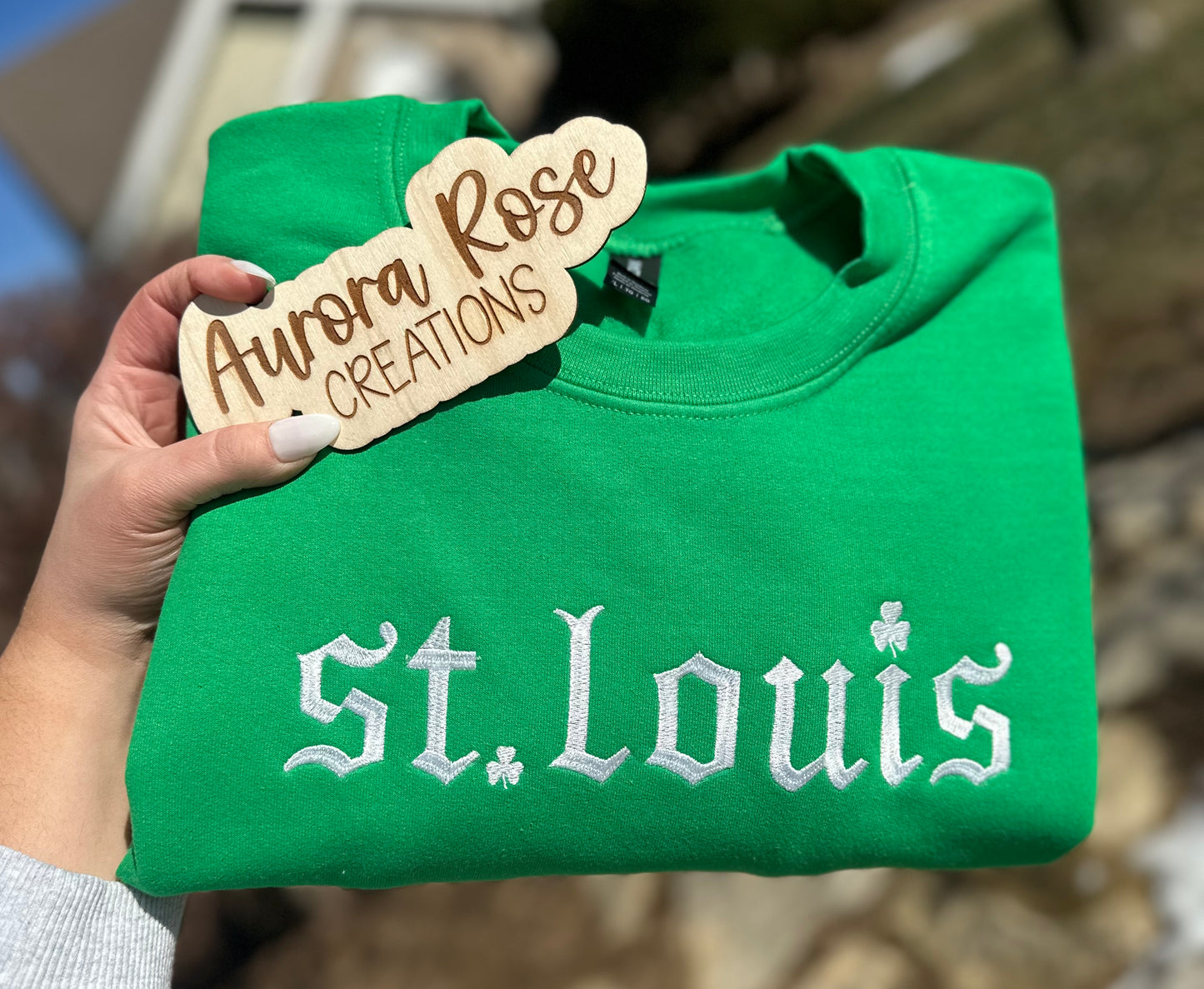 Saint Patty’s STL Embroidered Sweatshirt