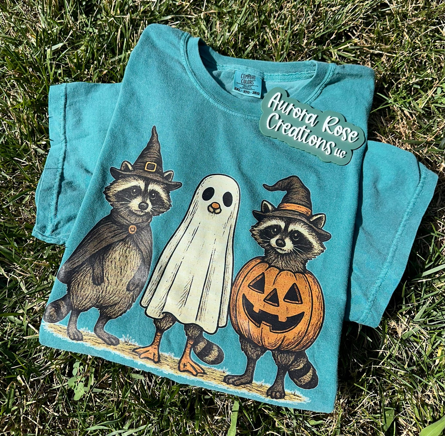 Ghosty Raccoon Comfort Color Tee