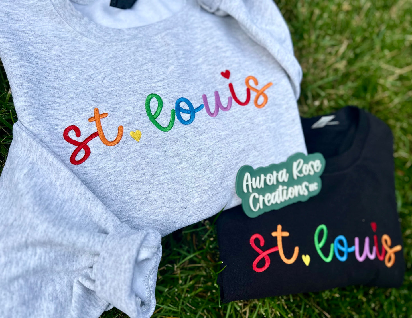 Rainbow STL Embroidered Apparel