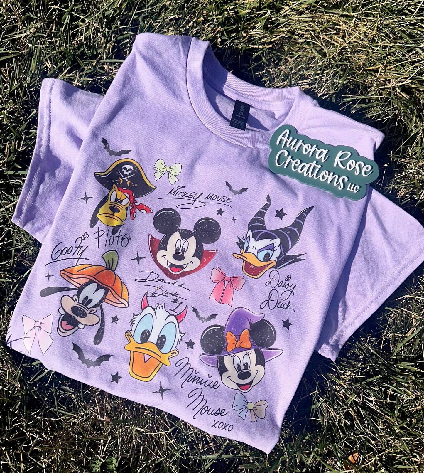 Halloween Character Signatures DTF Tee