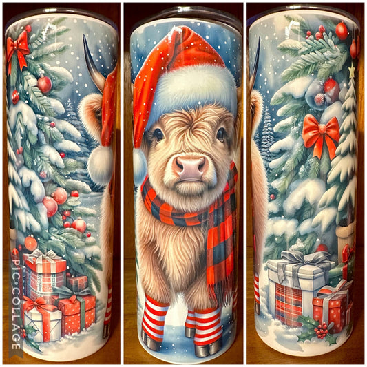 Highland Santa Hat Tumbler